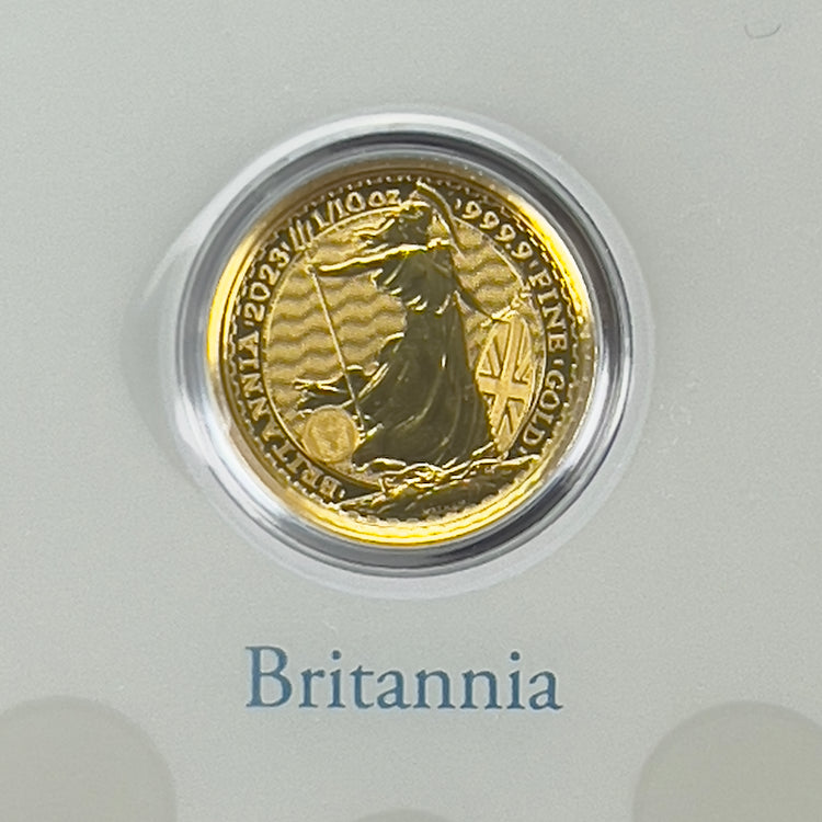 Britannia 2023 1/10 oz 999.9 Fine Gold Coin King Charles III