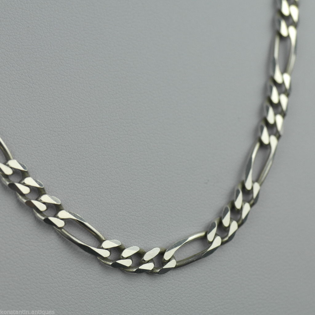 Vintage 5mm sterling silver necklace neck chain made in Italy 925