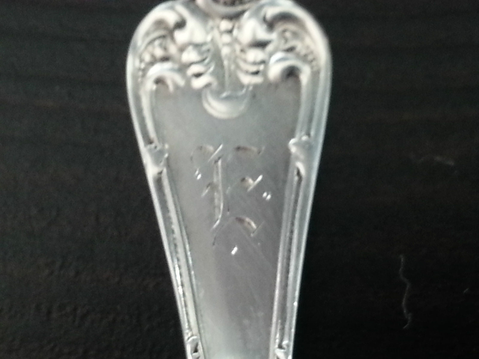 Antik vergoldeter Löffel aus Sterlingsilber USA Portland Or.