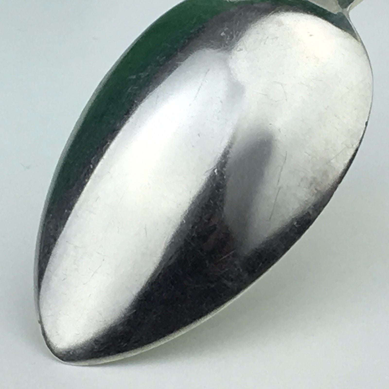 Antiker Löffel aus Sterlingsilber aus den USA mit der Aufschrift „Butterfly Anna“.