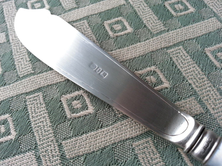 Antique 1893 sterling silver knife Nacre MOP handle Birmingham