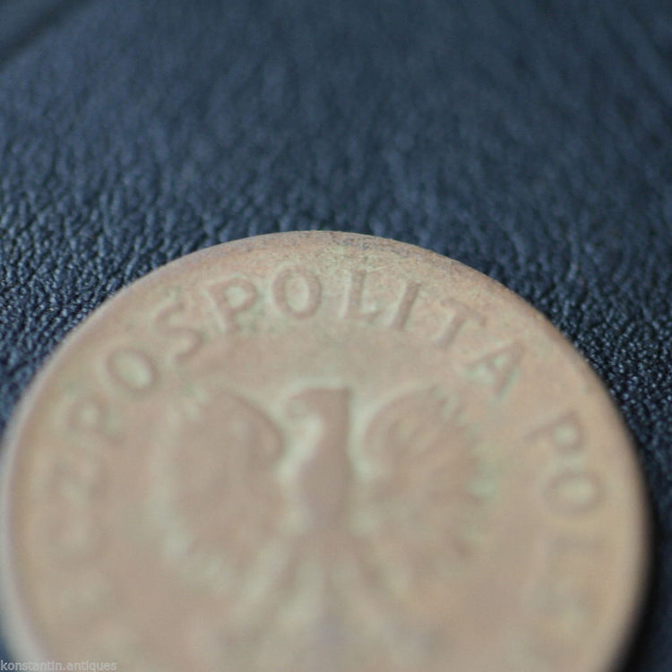 Vintage 1949 coin 50 grosze President Bolesław Bierut of Republic of Poland 20th
