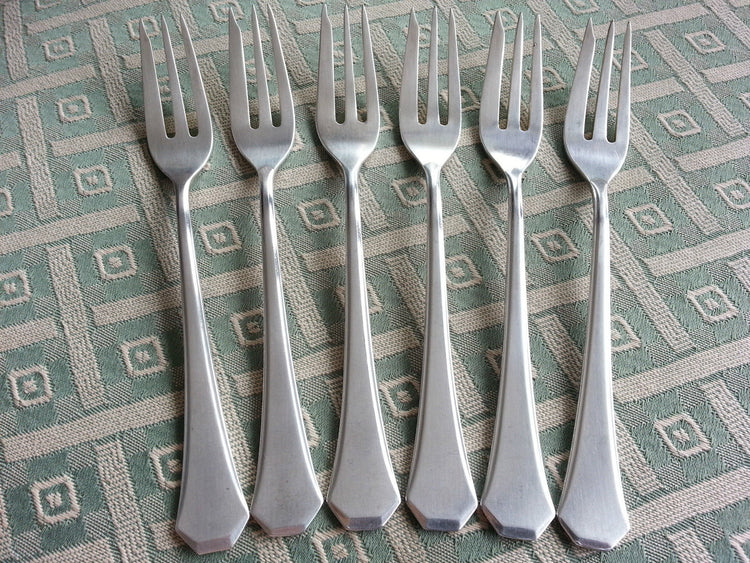Antique WMF silver plated set of six dessert forks top quality