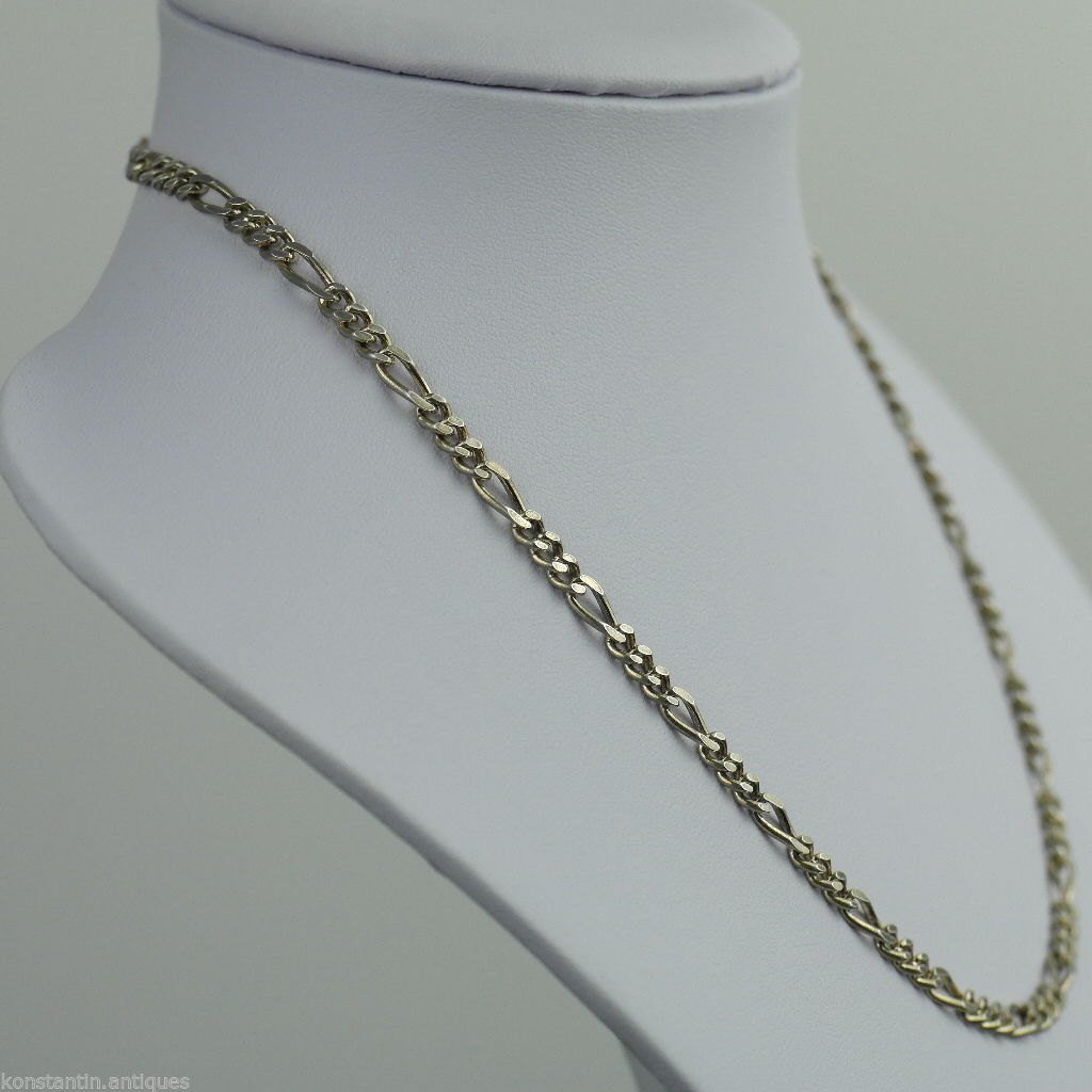 Vintage 450 mm sterling silver neck chain snake made in Italy 925