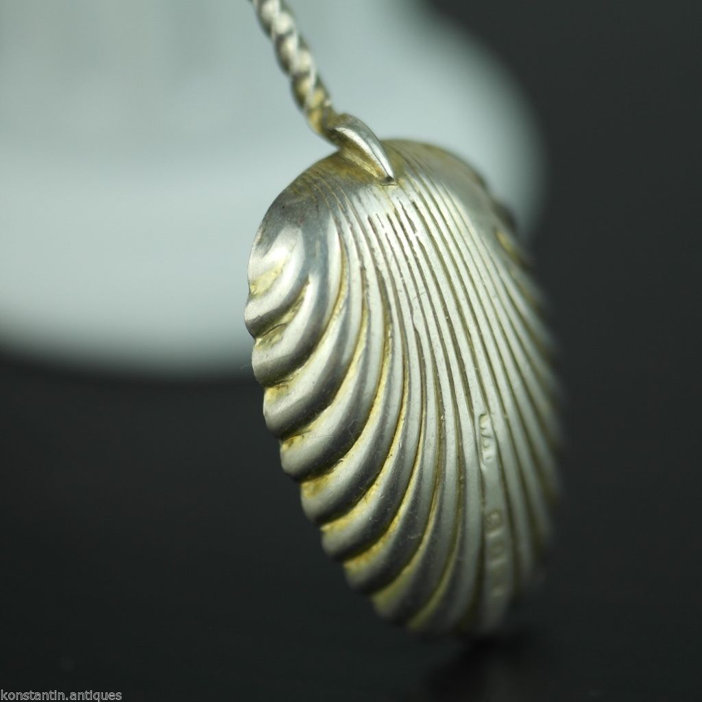 Antiker Löffel aus Sterlingsilber aus dem Jahr 1897, William Devonport Apostelschale