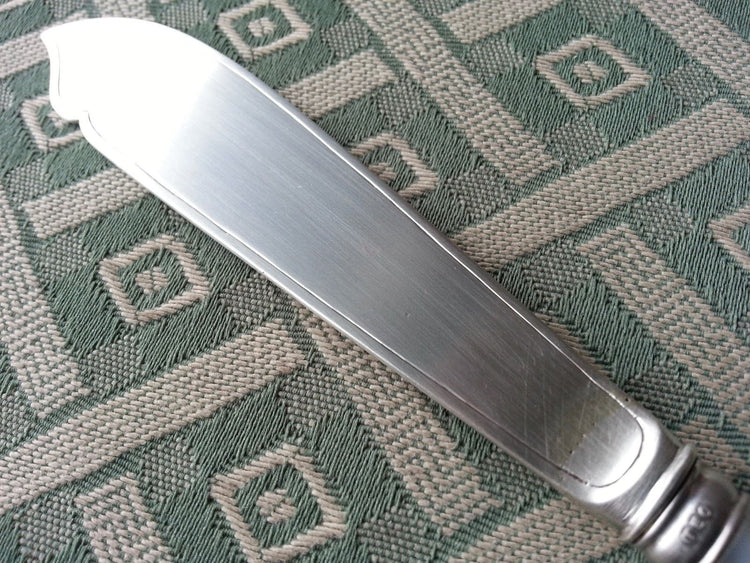 Antique 1893 sterling silver knife Nacre MOP handle Birmingham