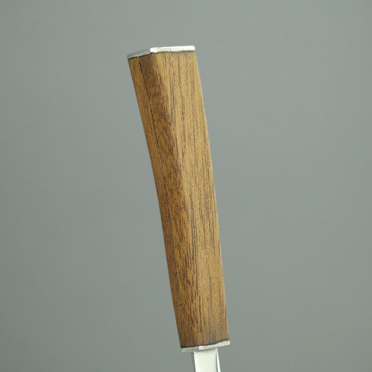 Elegant sterling silver letter opener with solid wood handle maked DIM made in London GCK