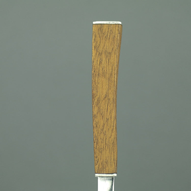 Elegant sterling silver letter opener with solid wood handle maked DIM made in London GCK
