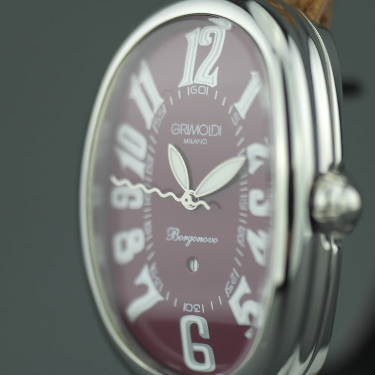 Giorgio Grimoldi Milano Burgundy Borgonovo SM Automatic Ladies wristwatch