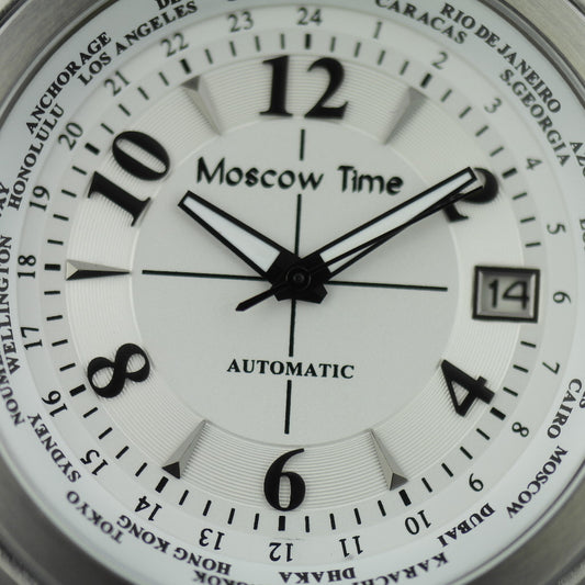 Moscow Time a world timer Gent's Automatic wrist watch