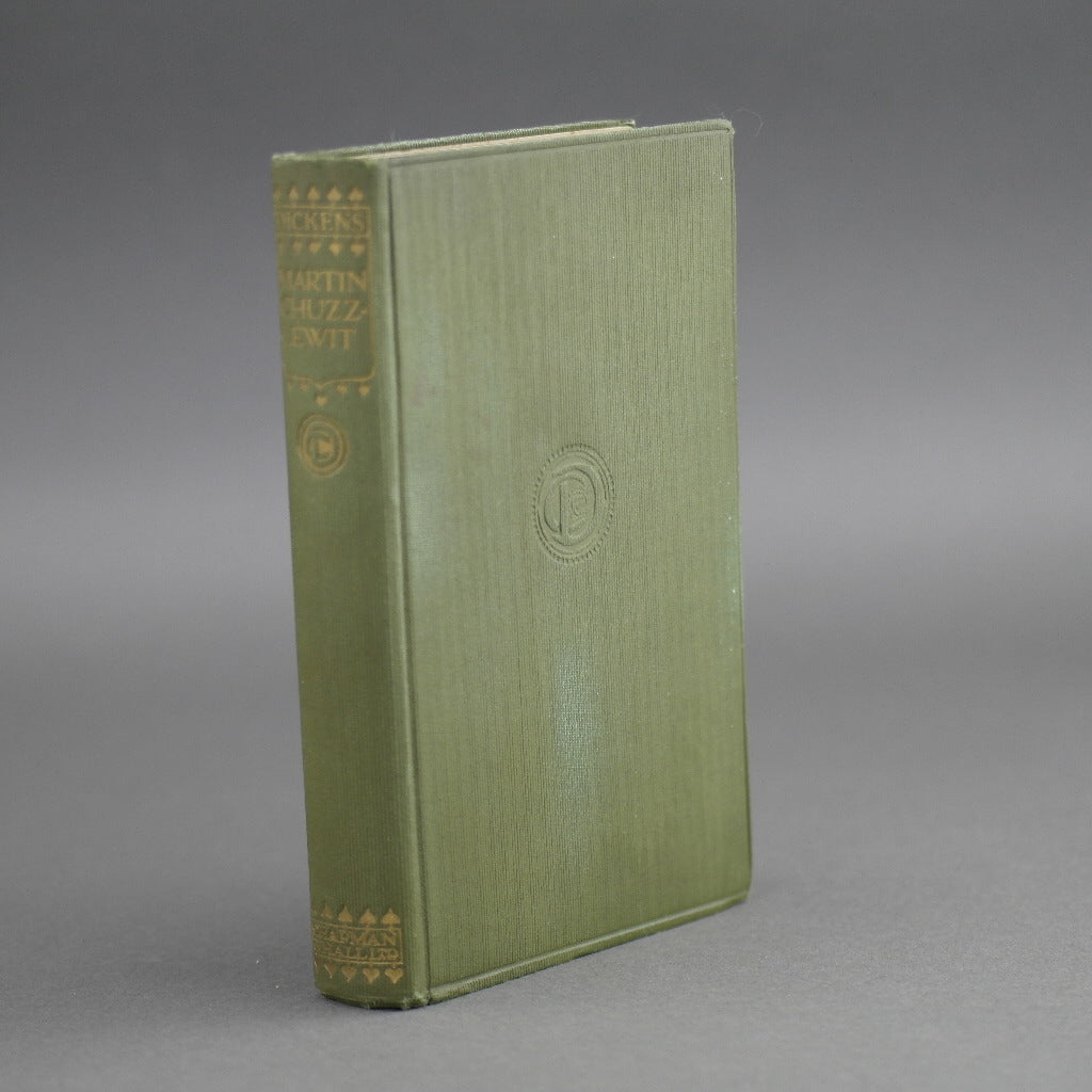 Erstausgabe eines antiken Buches von Charles Dickens „Martin Chuzzlewit“ aus dem Jahr 1914, London