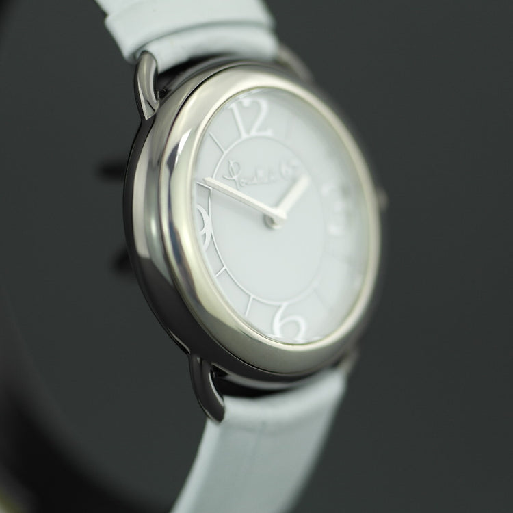Pomellato 67 limited edition Ladies Swiss watch with Arabic numerals and Leather strap