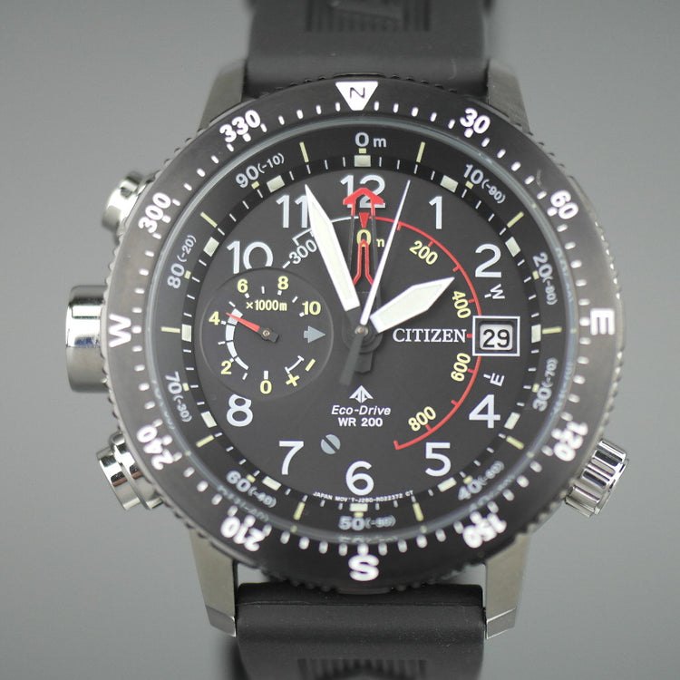 Citizen Promaster Altichron Men's wristwatch with silicone strap