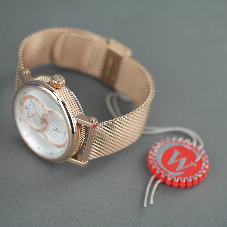 Constantin Weisz Gold plated Gent's Automatic 20 jewels wrist watch milanese bracelet