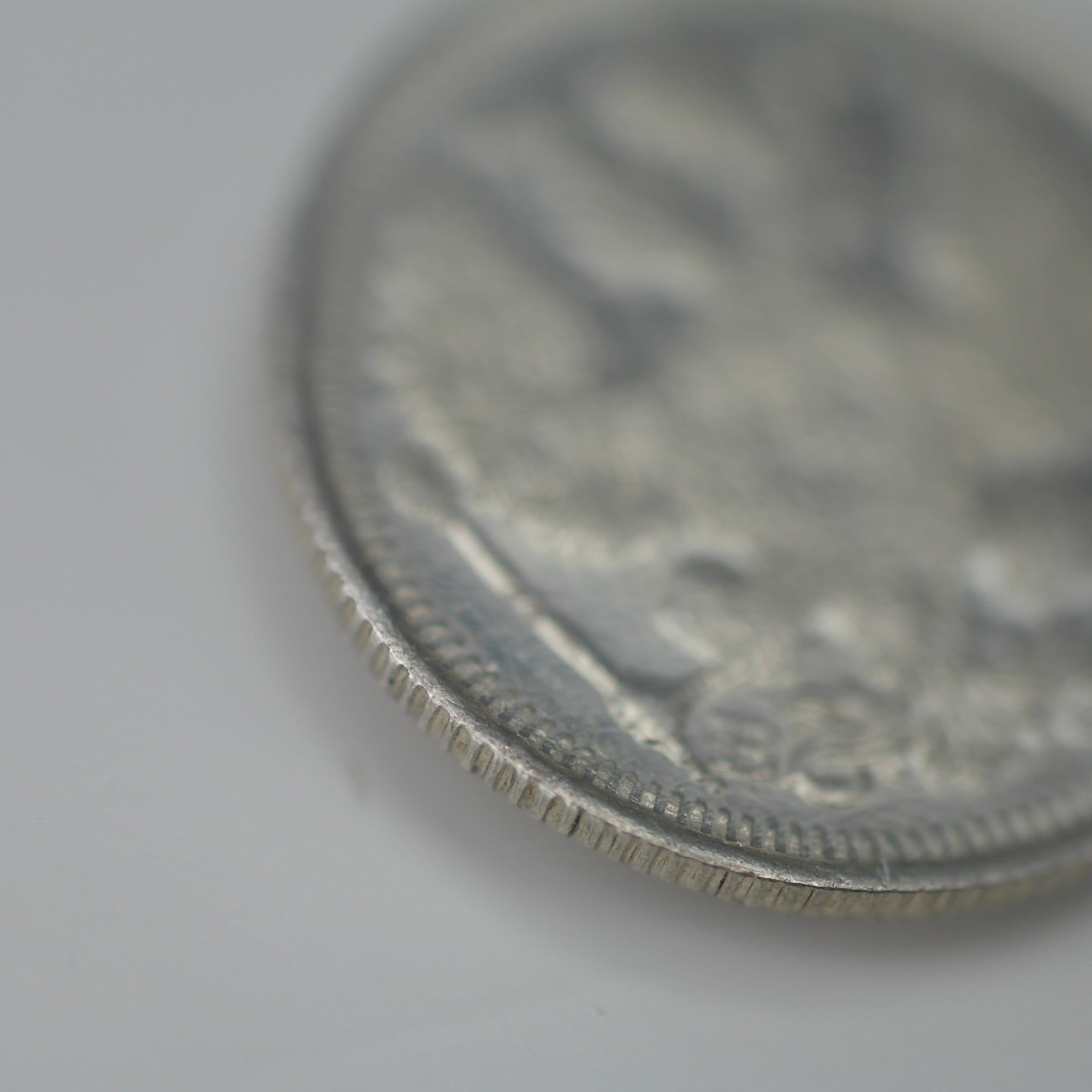 Antigua moneda de plata maciza de 1915 15 kopeks Emperador Nicolás II del Imperio Ruso