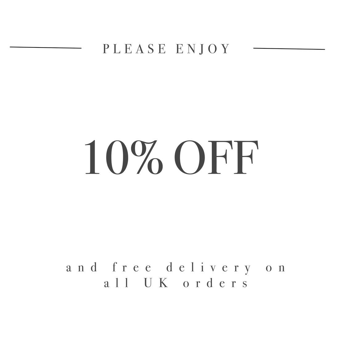 Bank Holiday Sale
