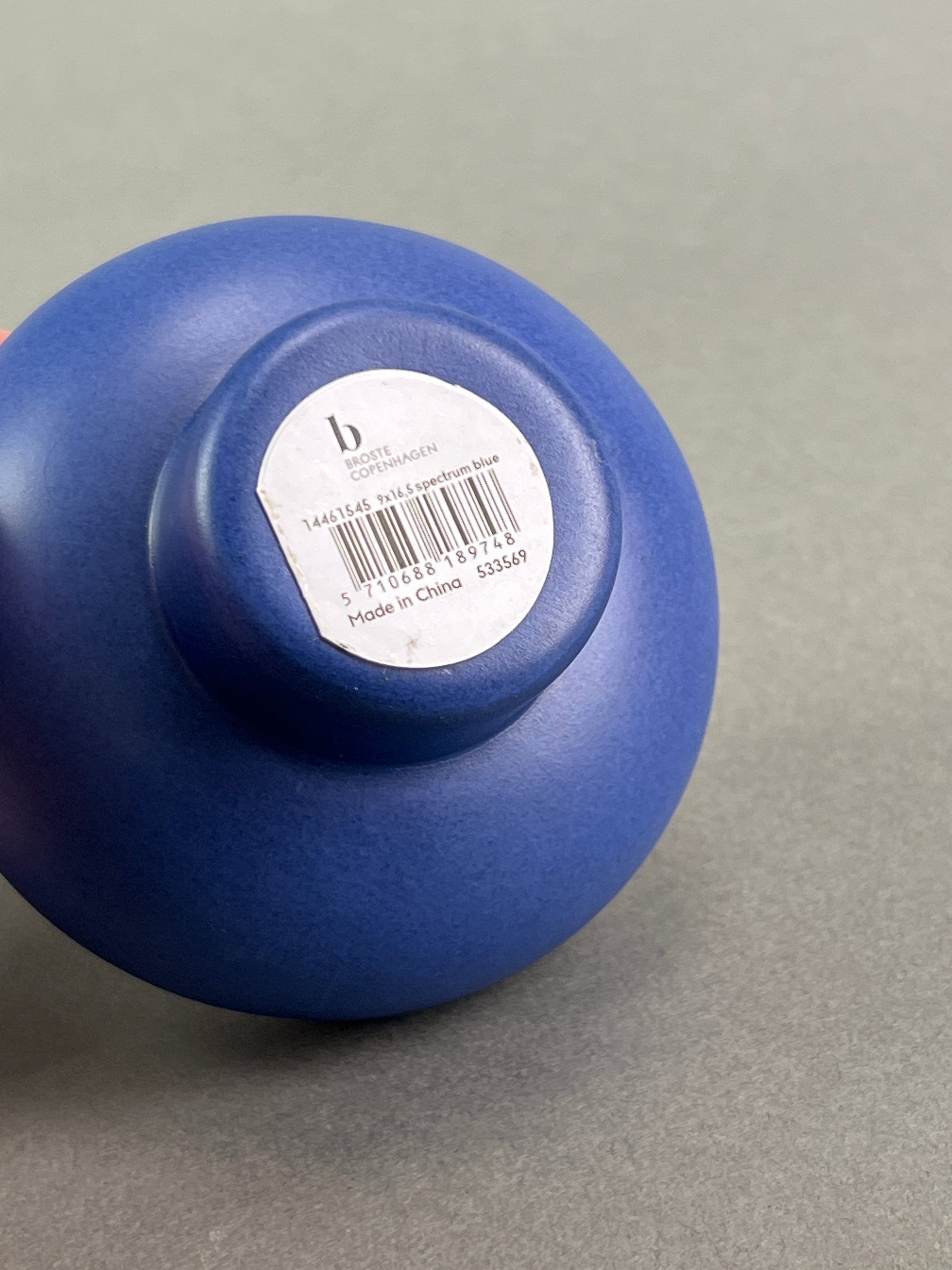 Broste Copenhagen Tea light holder blue
