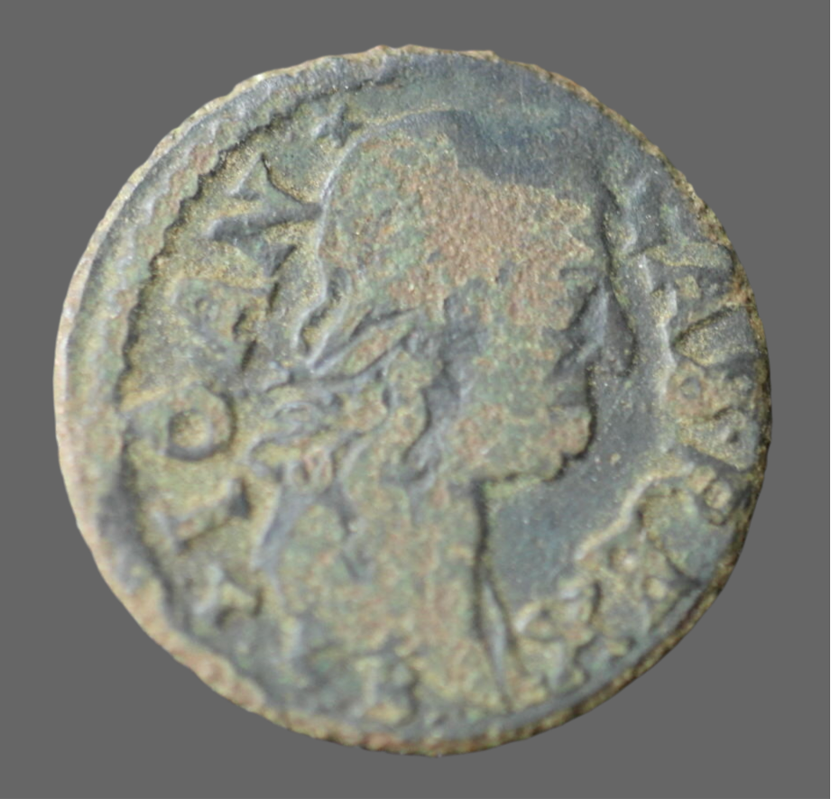Antiguo siglo XVII un chelín Juan II Casimiro Vasa Gran Ducado de Lituania