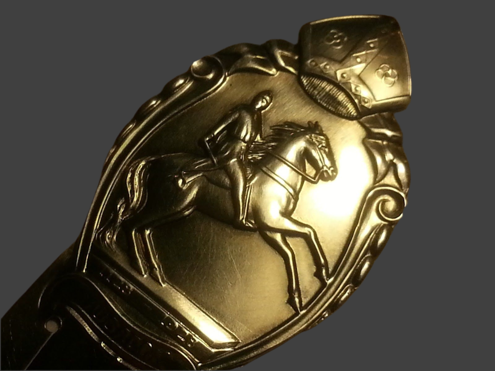 Antique Danish solid silver Bookmark ABSALON 830 S Denmark 1128-1928