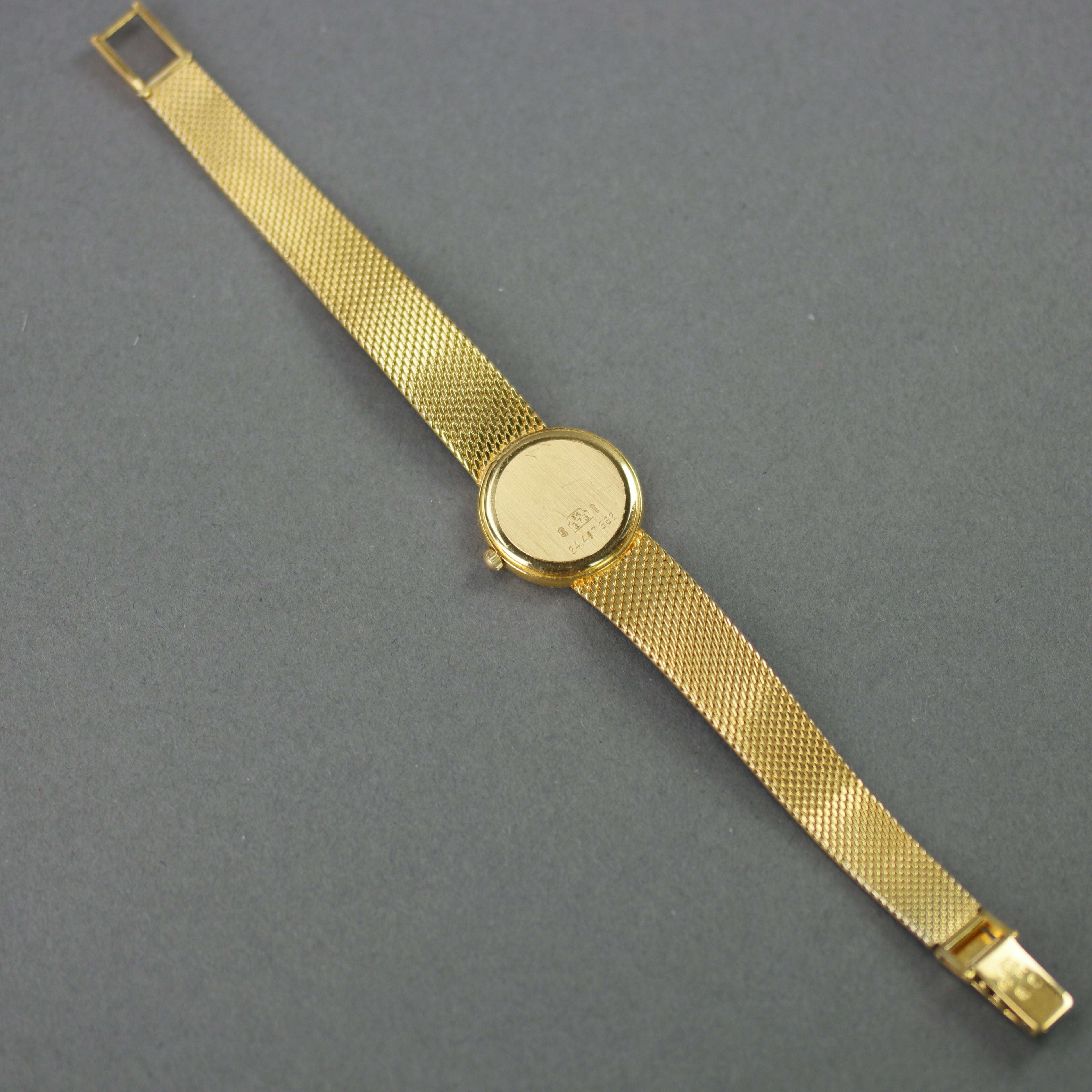 Longines Presence ladies quartz wristwatch 9ct gold case and bracelet