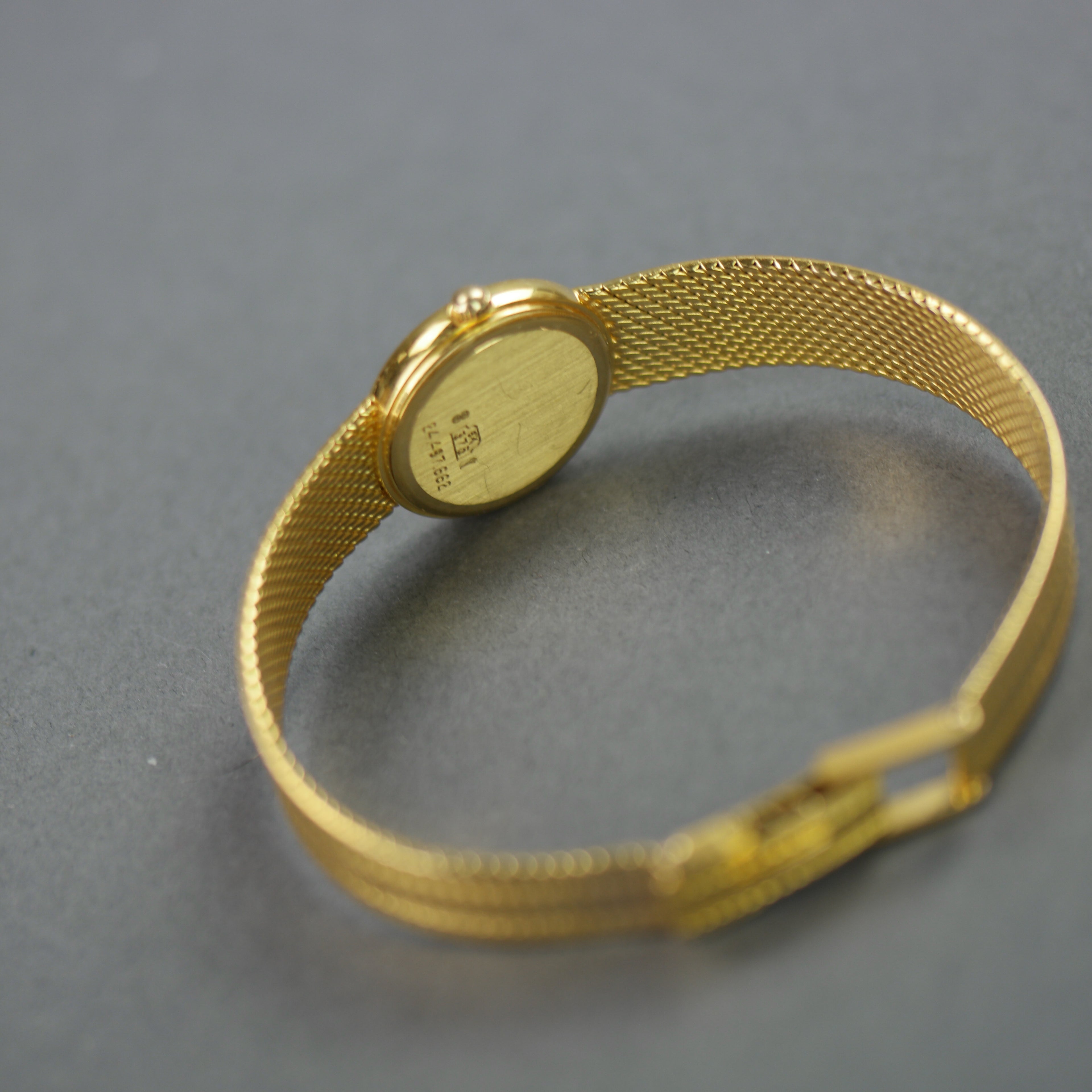 Longines Presence ladies quartz wristwatch 9ct gold case and bracelet