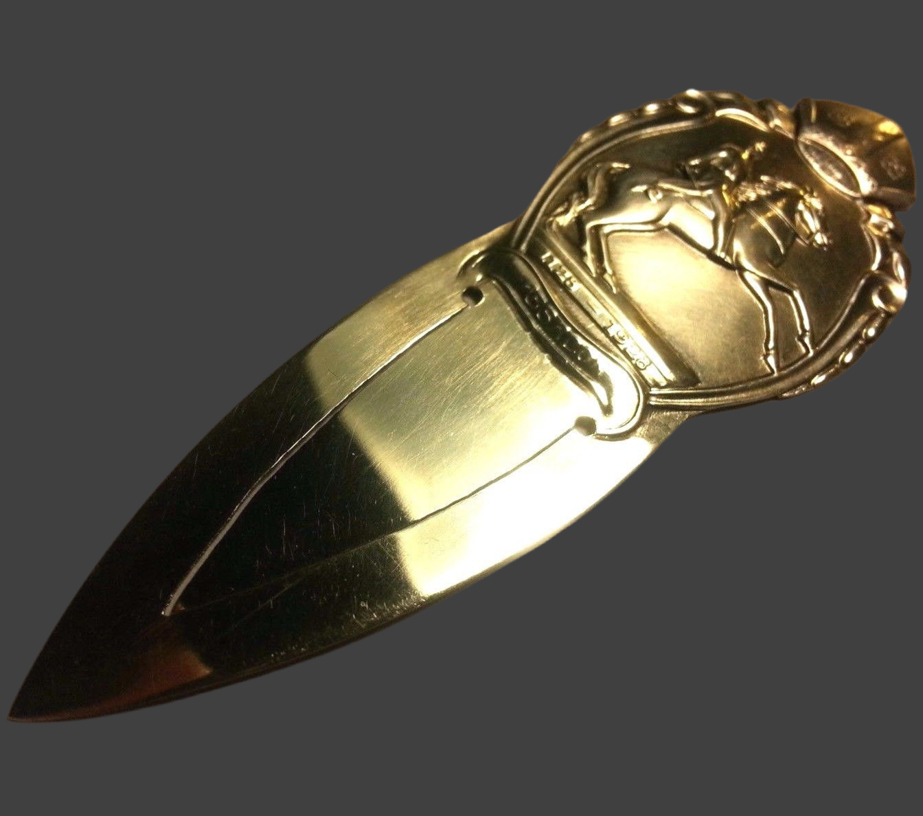 Antique Danish solid silver Bookmark ABSALON 830 S Denmark 1128-1928