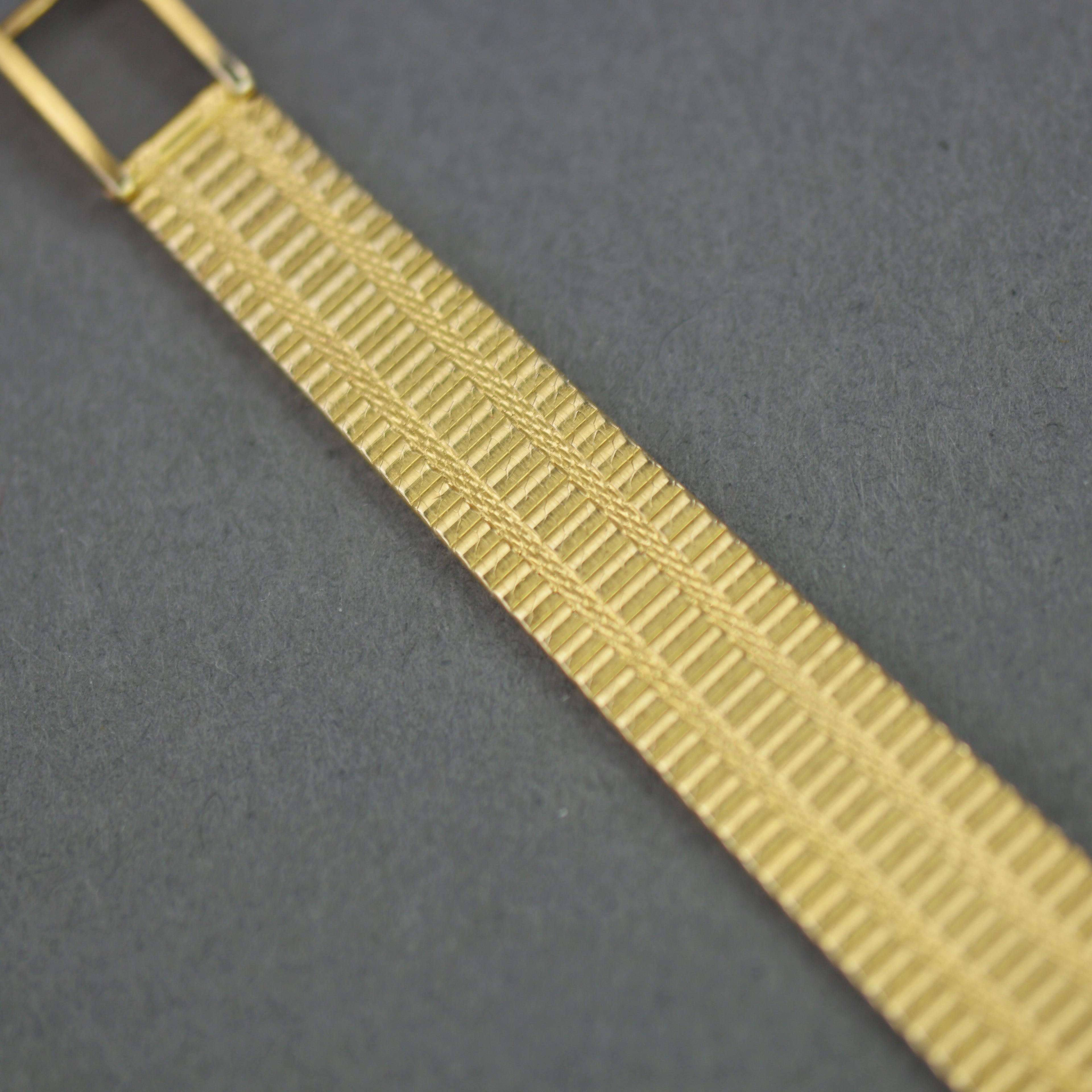 Longines Presence ladies quartz wristwatch 9ct gold case and bracelet