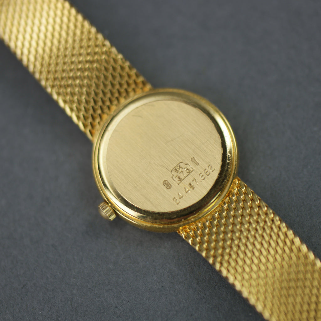 Longines Presence ladies quartz wristwatch 9ct gold case and bracelet