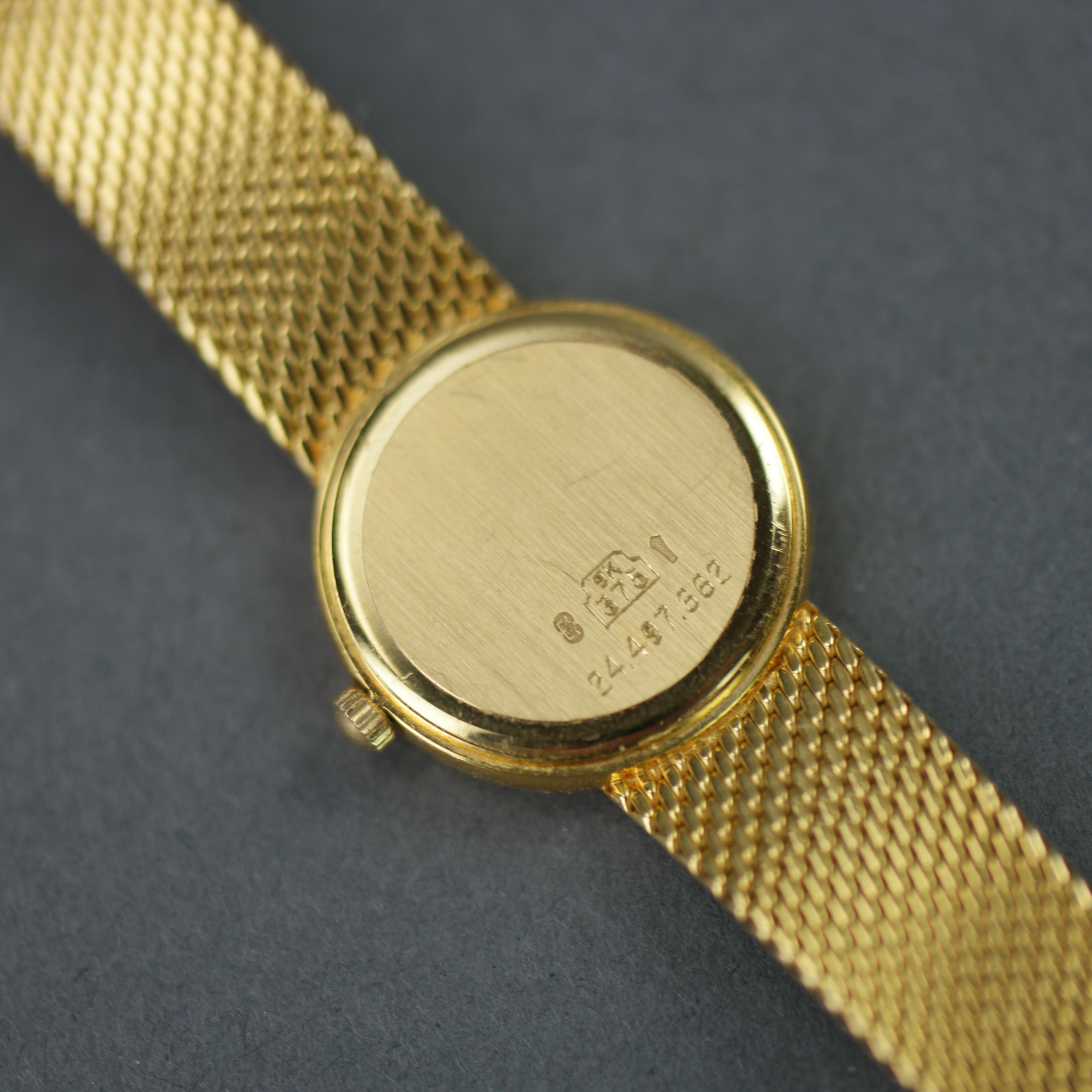 Longines Presence ladies quartz wristwatch 9ct gold case and bracelet