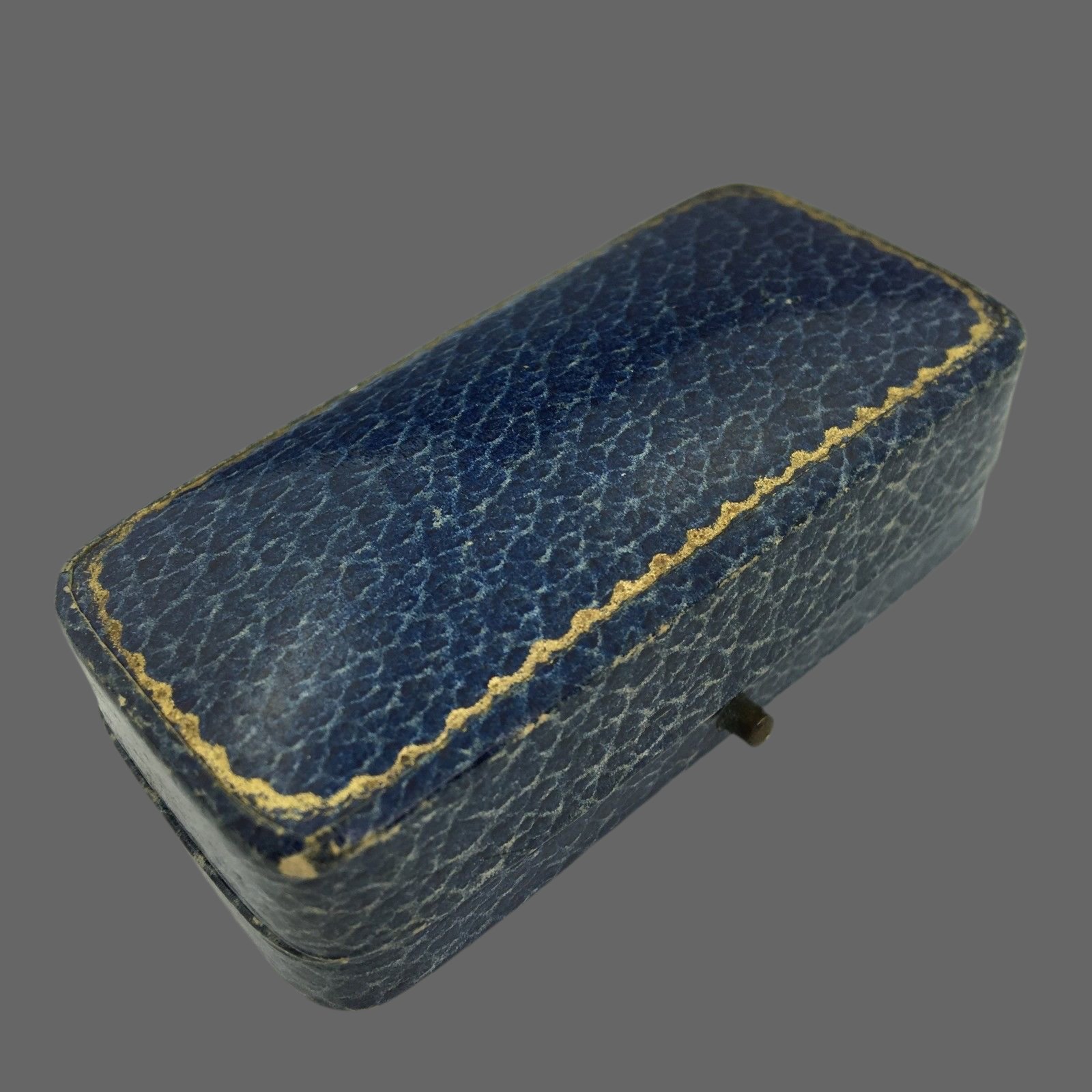 Gemelos ornamentados de plata maciza bañados en oro vintage Dinamarca 830 S ALCH en caja