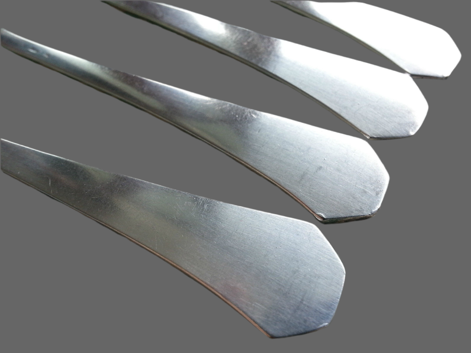 Antikes, versilbertes WMF-Set mit sechs Dessertgabeln von höchster Qualität