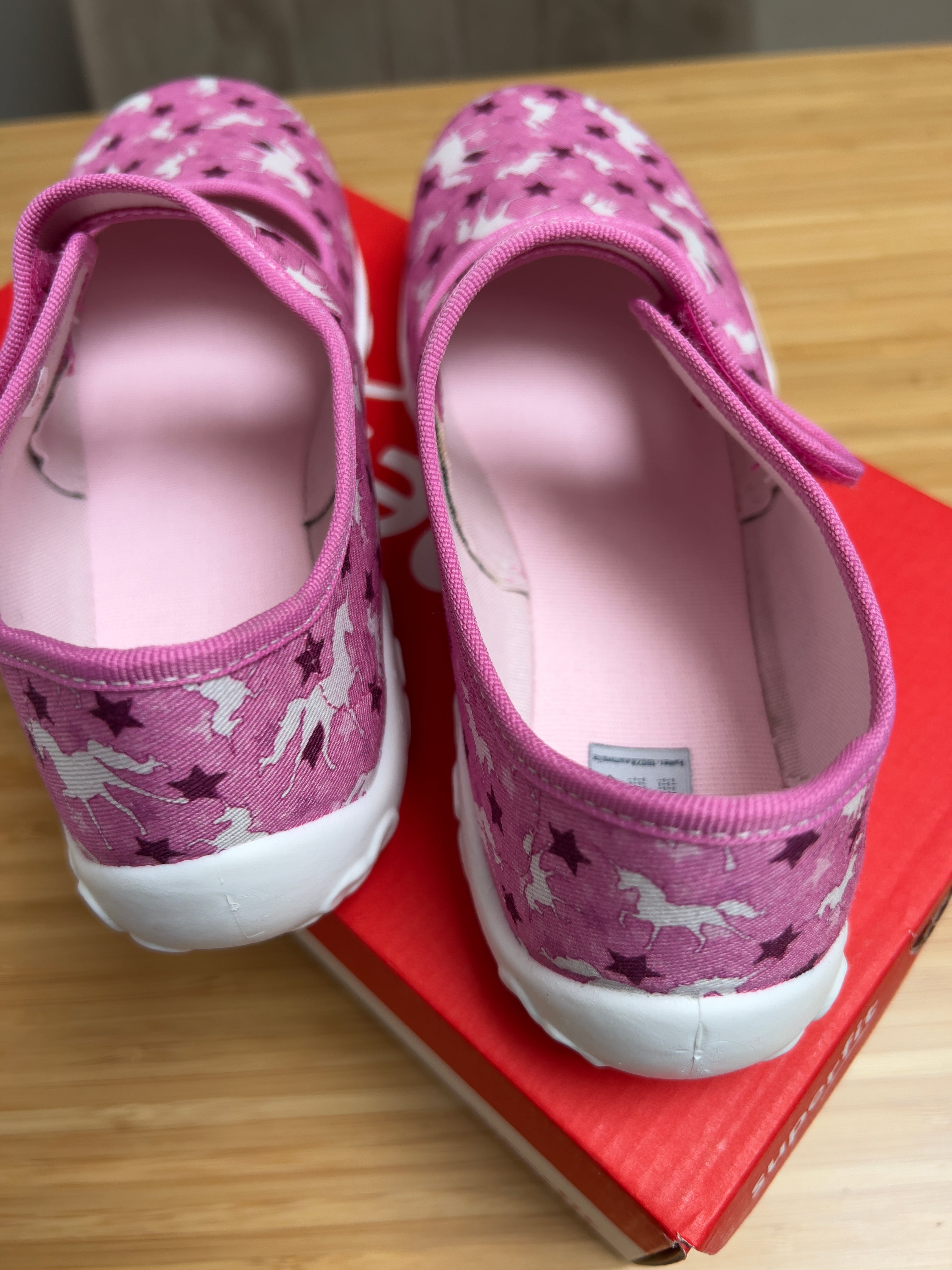 Superfit Bonny Shoes Pink Lilac Unicorns StarsPink UK 5 EU 38 slippers great for dancing or climbing