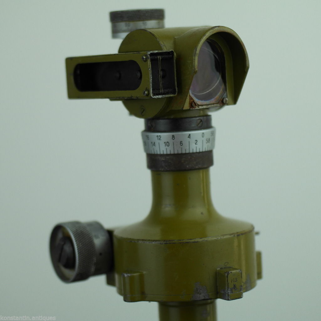 La mira del regimiento PG-1 Telescopio panorámico URSS 1959 Pacto de Varsovia ruso 