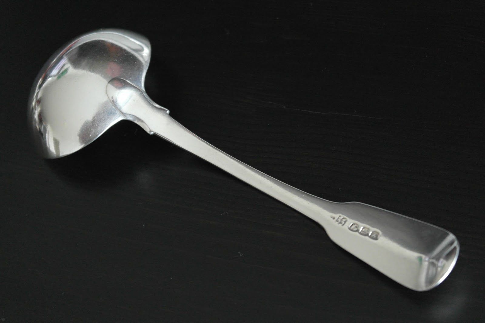 Antiguo cucharón de plata de ley de 1816 Imperio Británico de George 19thC