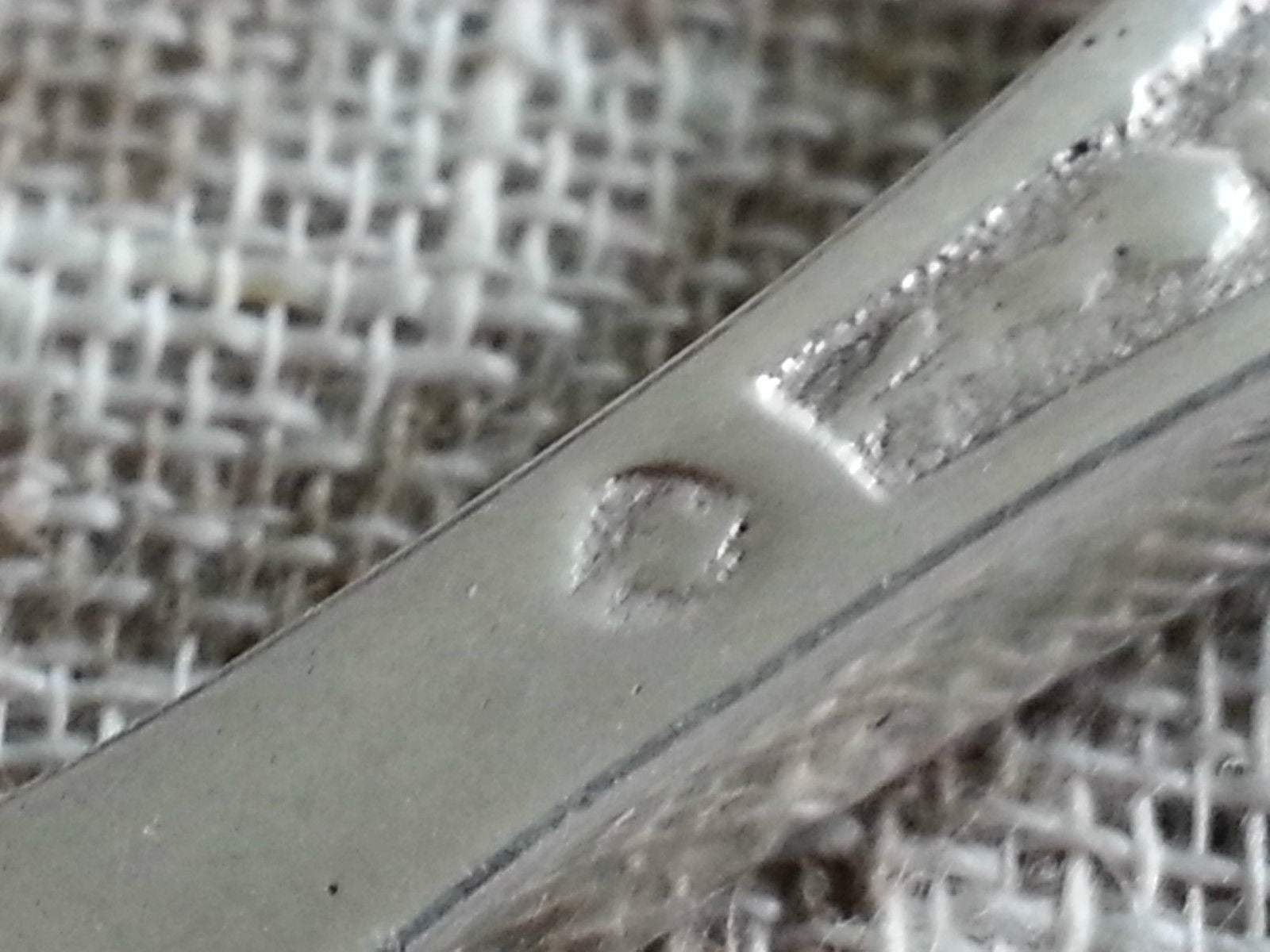 Abrecartas antiguo de plata maciza 800 Estilo clásico alemán