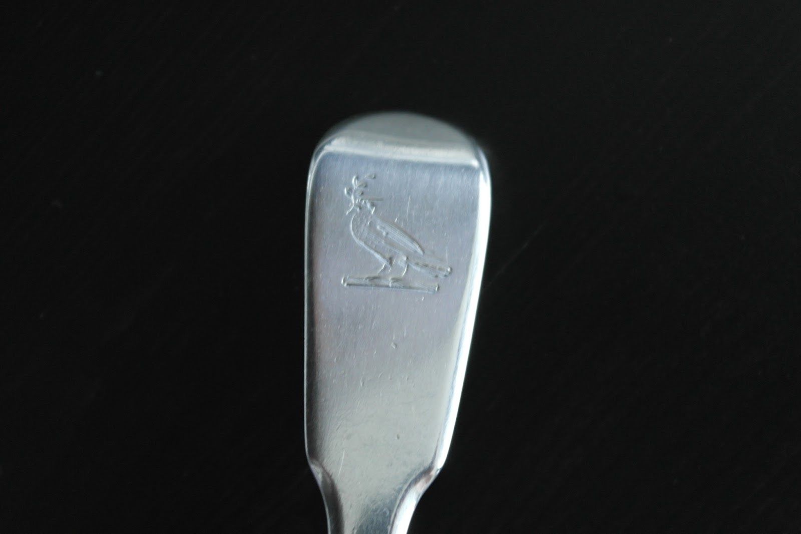 Antiguo cucharón de plata de ley de 1816 Imperio Británico de George 19thC
