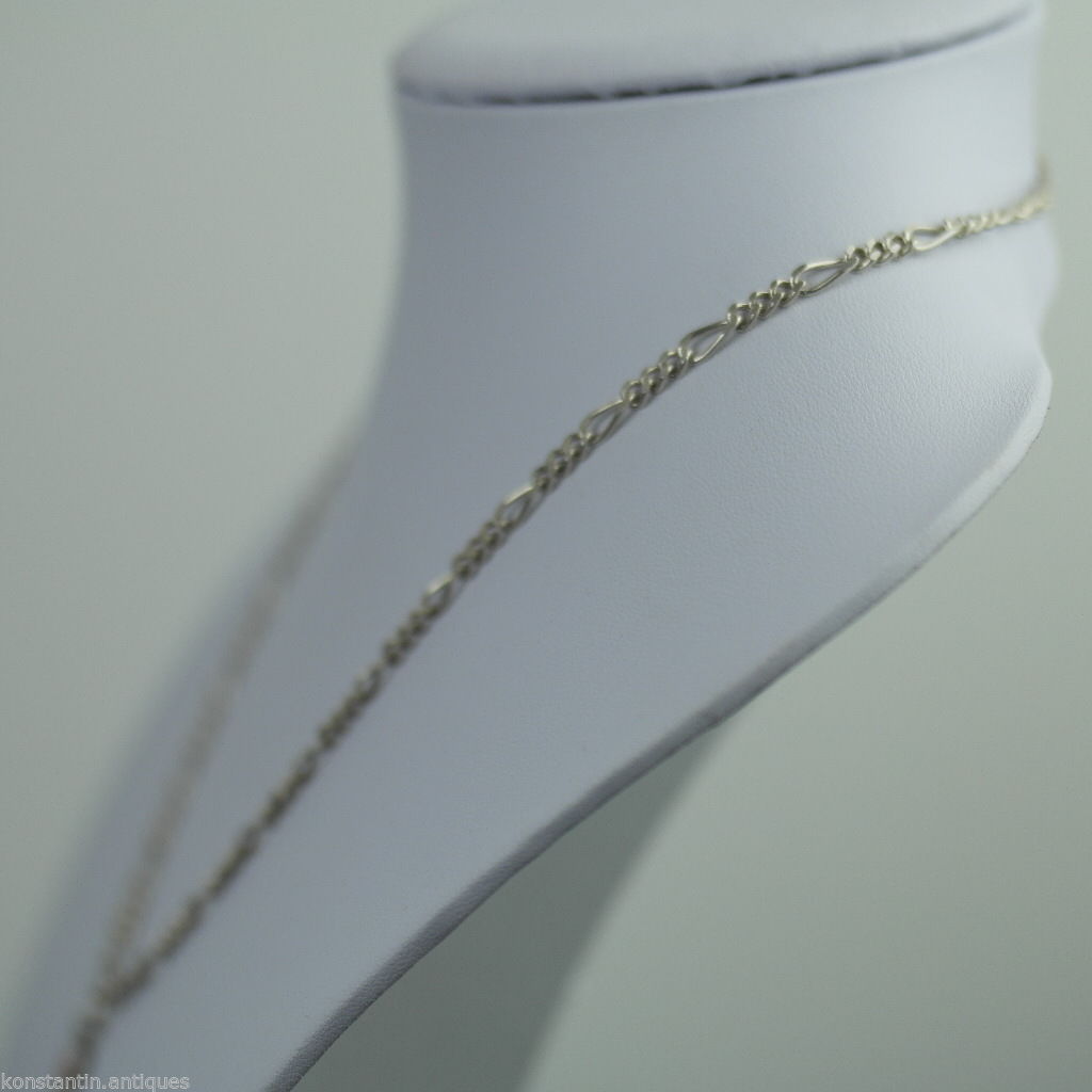 Colgante de esmalte de cadena de plata de ley antigua Hamburgo Alemania encanto regalo sólido