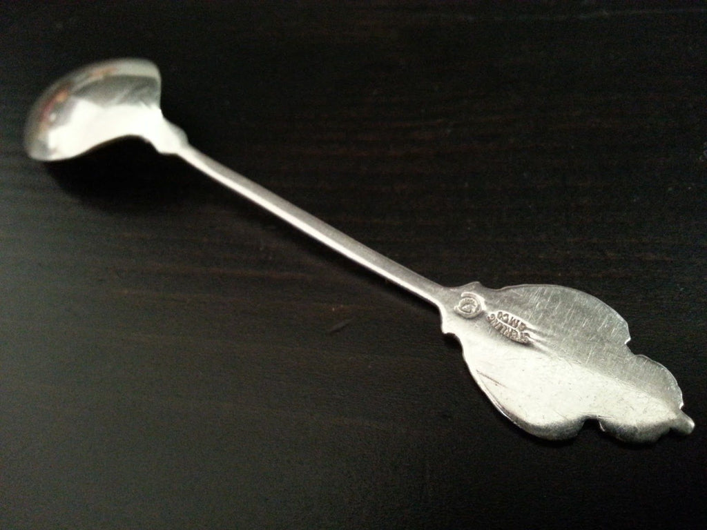 Art Deco Emaille-Löffel aus Sterlingsilber Hamilton Canada BMco