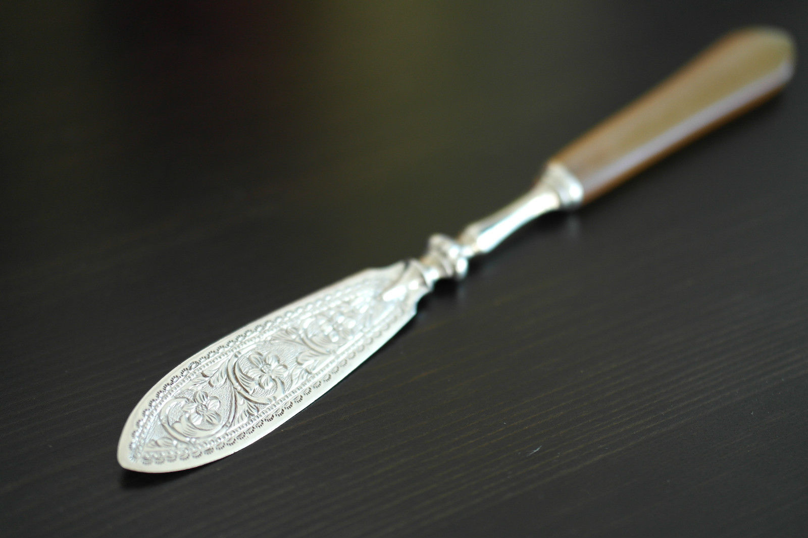 Antique solid silver middle east page turner