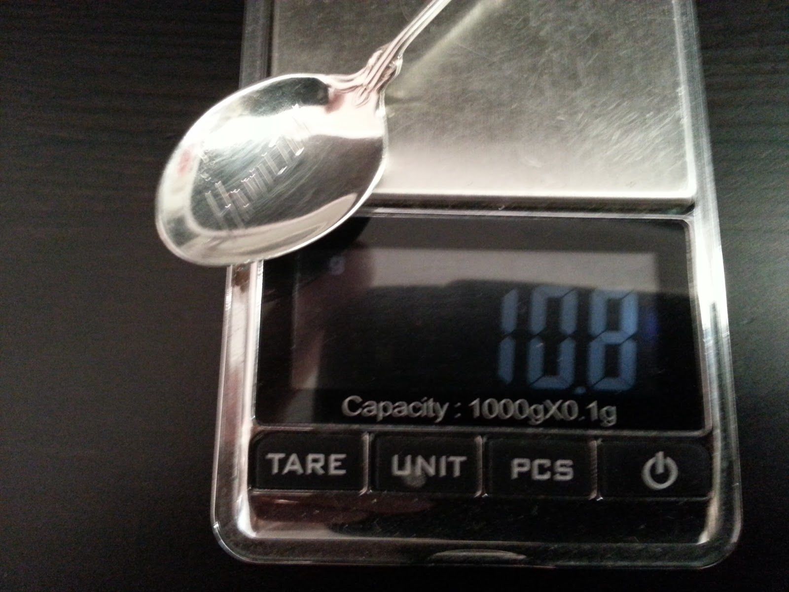 Antique enamel sterling silver spoon Hamilton BMco Canada