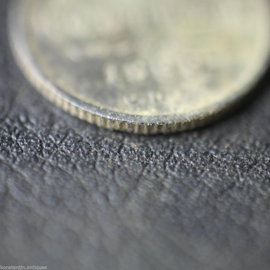 Moneda antigua de 1899 haft kopeck Emperador Nicolás II del Imperio Ruso siglo XIX 