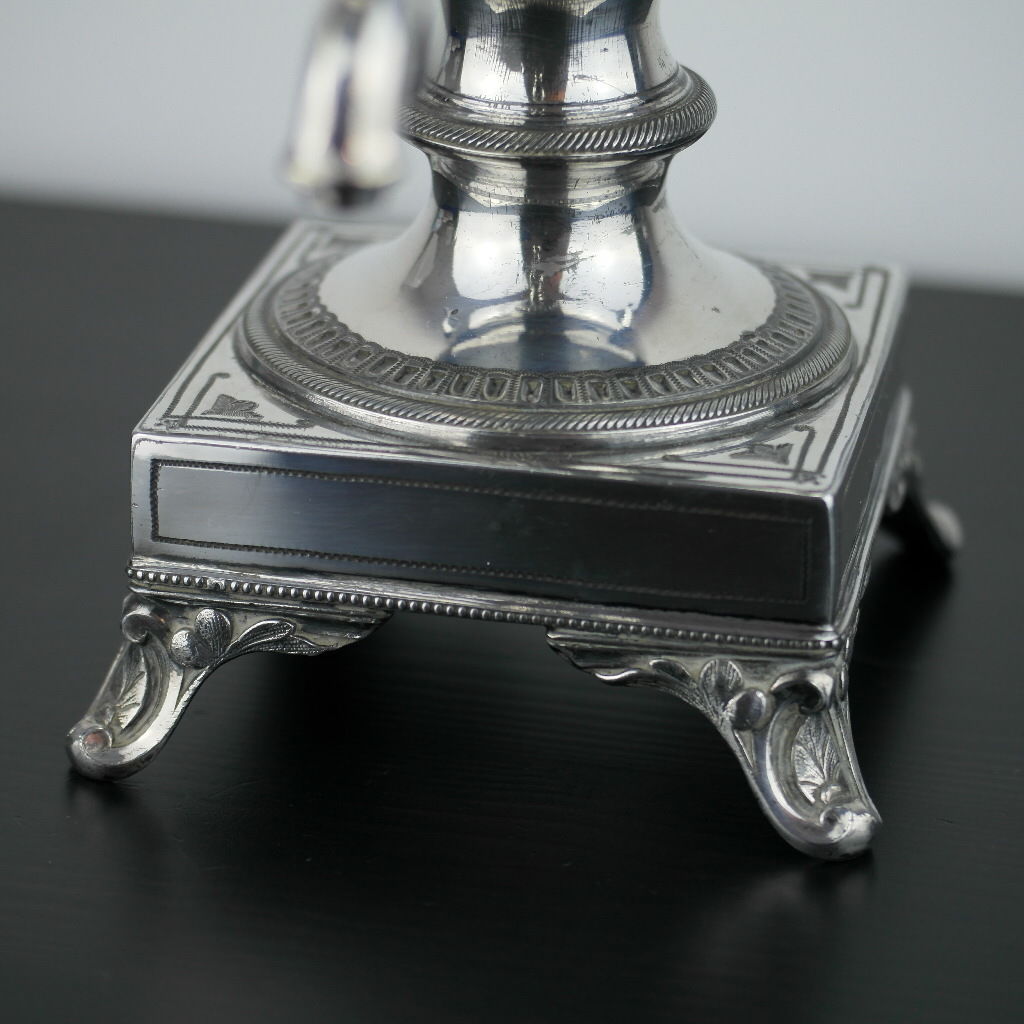 Urna de agua caliente plateada victoriana samovar de té Cooper Brothers Sheffield