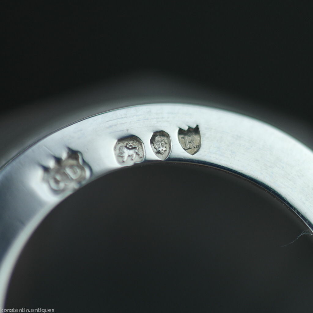 Antiker Londoner Schminktisch aus geschliffenem Glas aus dem Jahr 1892 mit Sterlingsilber-Verschluss