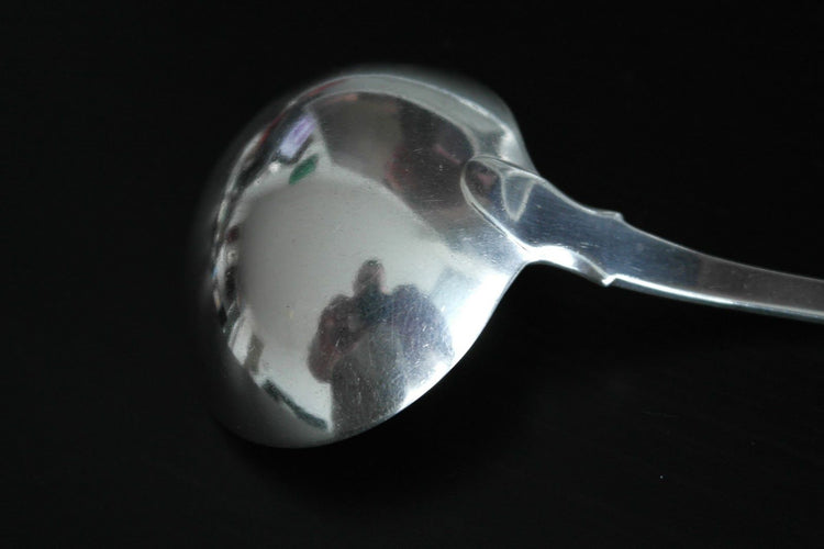 Antique 1816 sterling silver ladle duty British Empire of George 19thC
