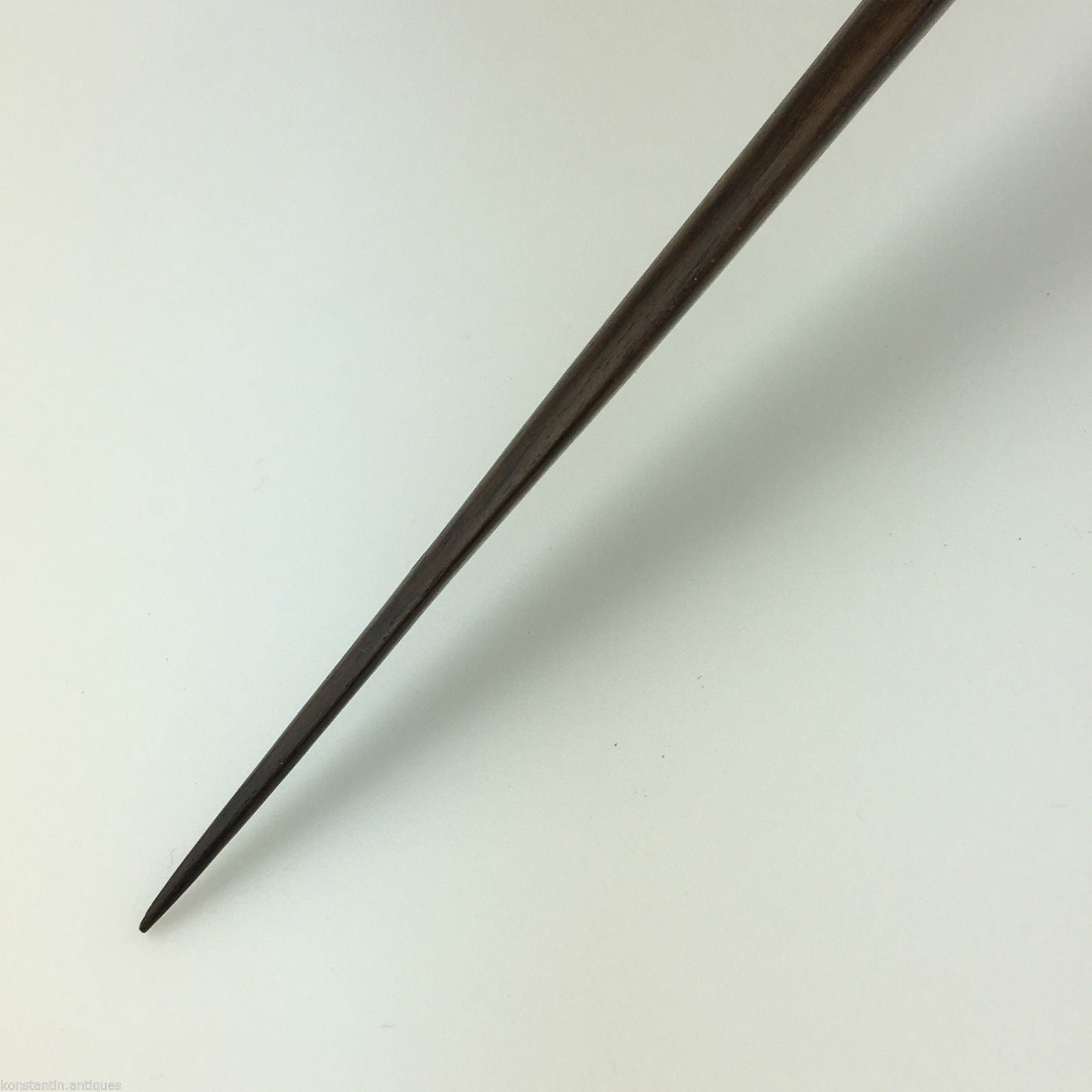 Vintage African solid wood hand carved letter opener / page turner