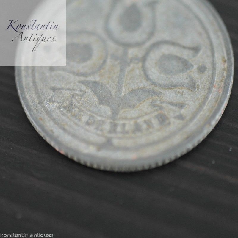 Vintage 1942 coin 10 cents Netherland great old gift