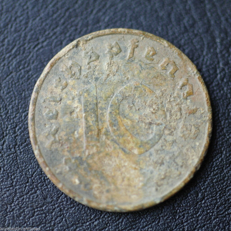 Antike 1941 Münze 10 Reichspfennig Führer Adolf Hitler von Deutschland 20. Jh. Berlin