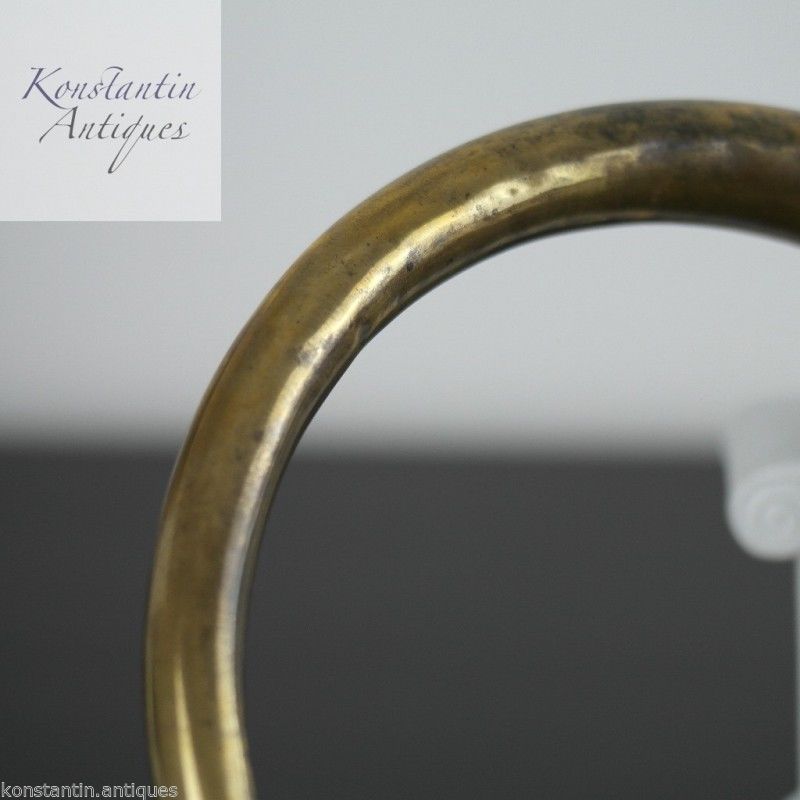 Antique 20thC brass car horn solid sound from British Empire