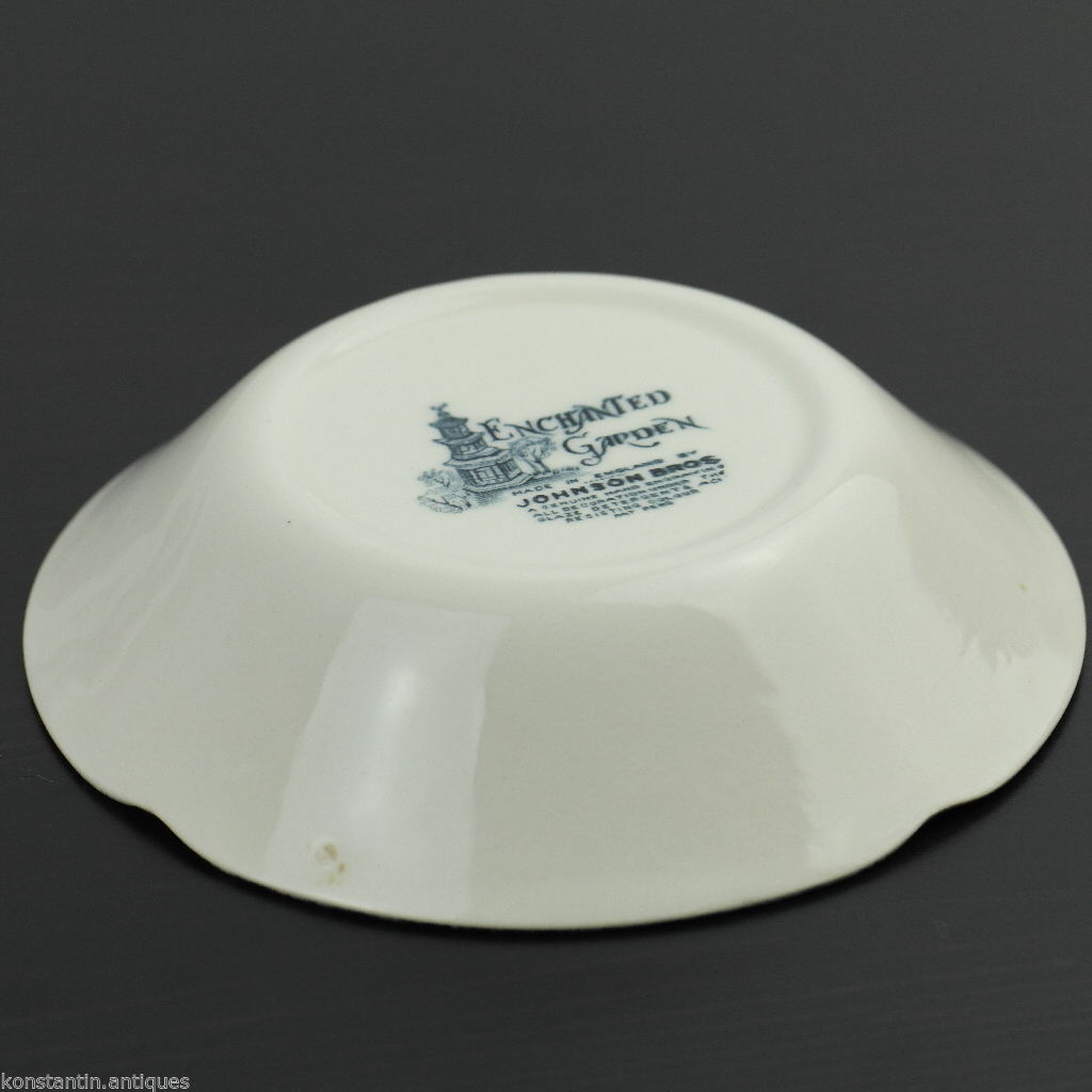 Vintage porcelain bowl Johnson Bros China Enchanted Garden