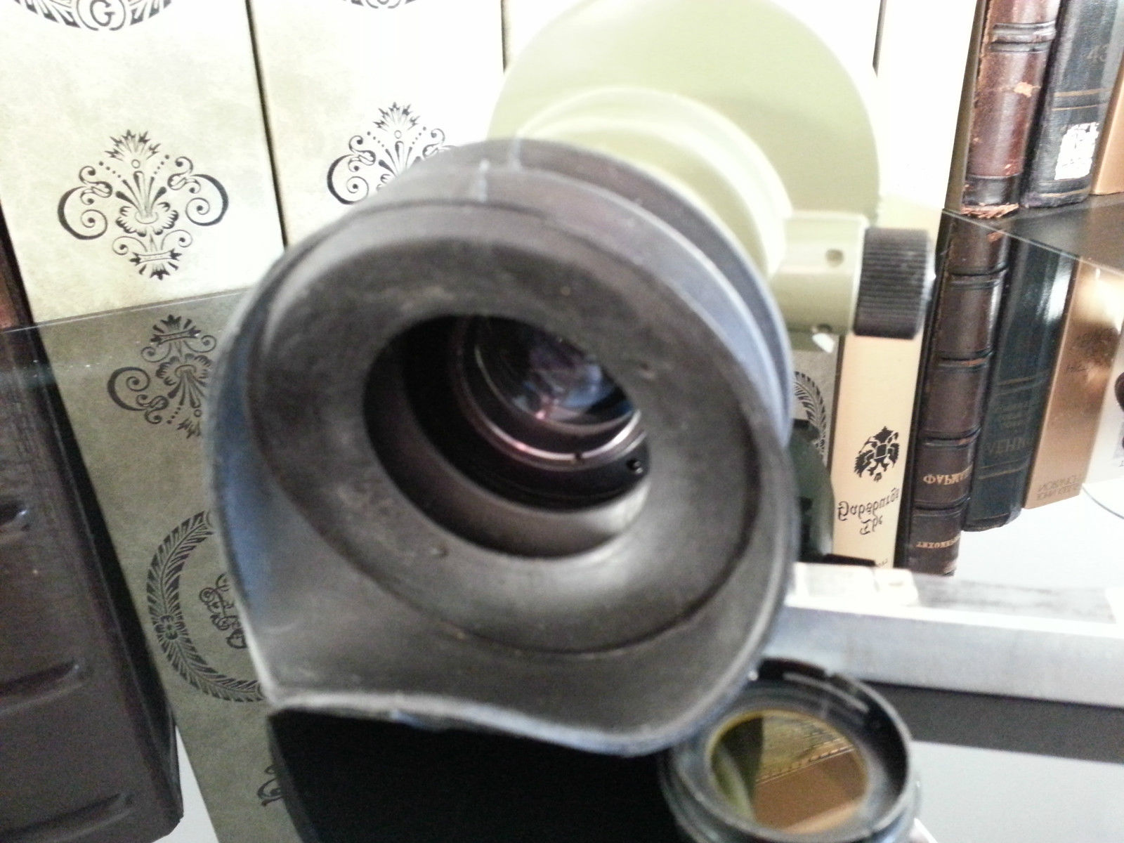 Alcance de visión monocular vintage ZRAK M-59 excedente genuino